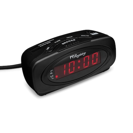 Registry Alarm Clock, , Black T-1949